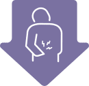 Back pain relief icon